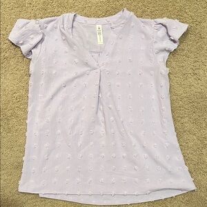 Elegant Lavender Women's Blouse